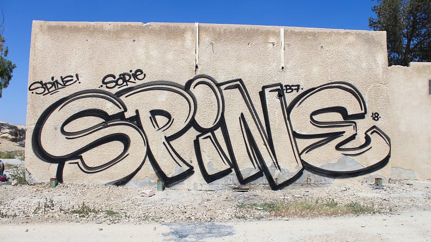 spine graffiti